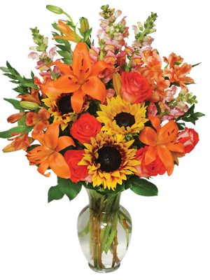 Autumn Glow Vase